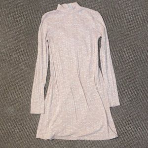 Forever 21 turtleneck pink skater dress